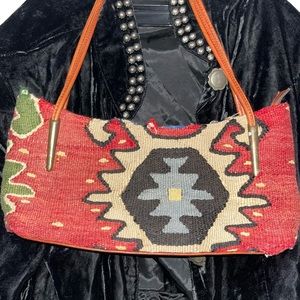 Vintage Blanket Shoulder Bag